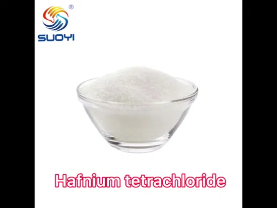 Meilleur prix Tétrachlorure d'hafnium 99.9% Hfcl4, poudre pour catalyseur